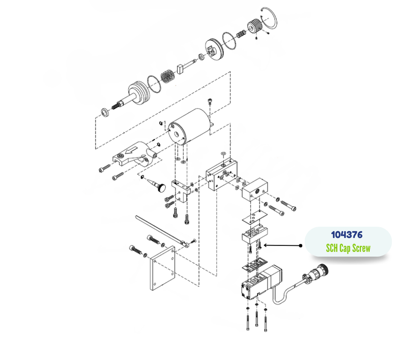 GRACO 4-40 UNRC-3A SCH CAP SCREW (104376)