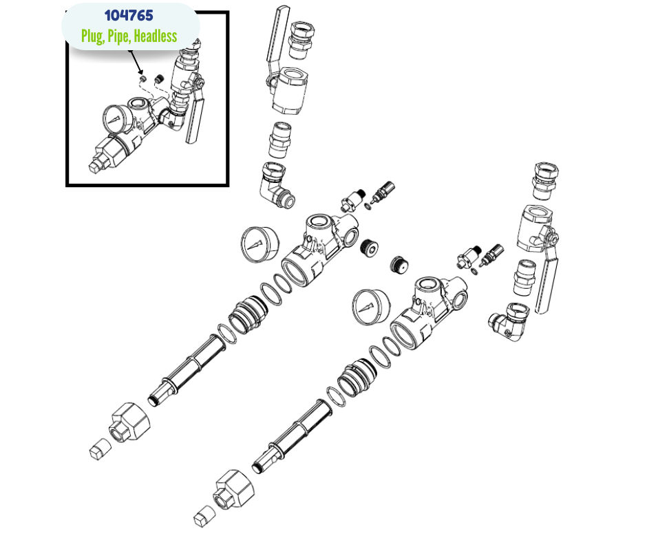 1/827 HEADLESS PIPE PLUG (104765)