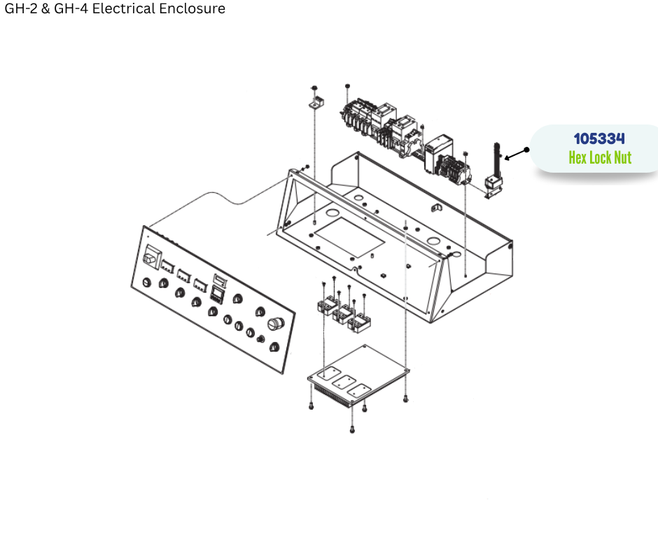 GRACO HEX LOCK NUT (105334)