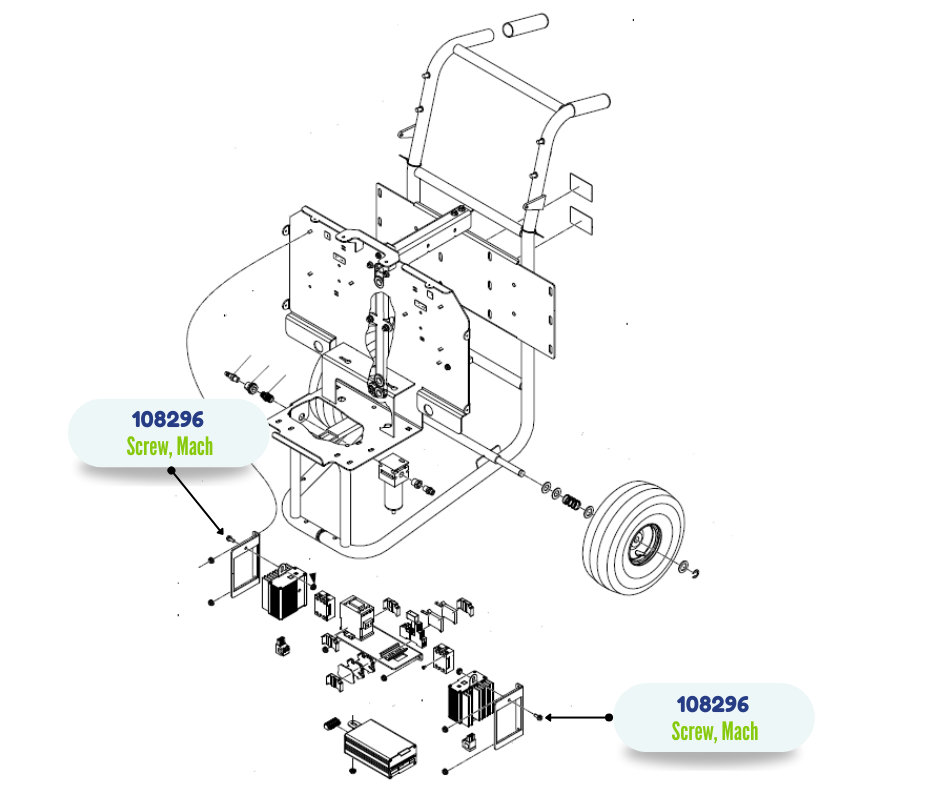 GRACO HEX WASHER HD MACH SCREW (108296)