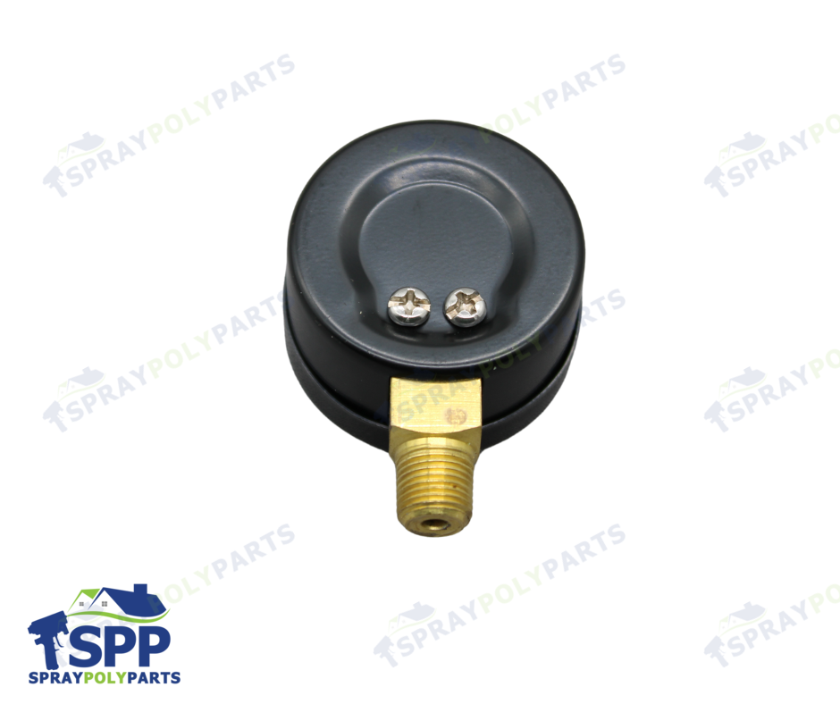 0100 psi (07 bar) pressure range bottom mount Low Pressure Air Gauge (110436)