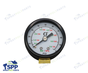 0100 psi (07 bar) pressure range bottom mount Low Pressure Air Gauge (110436)