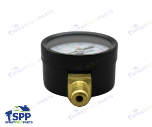 0100 psi (07 bar) pressure range bottom mount Low Pressure Air Gauge (110436)
