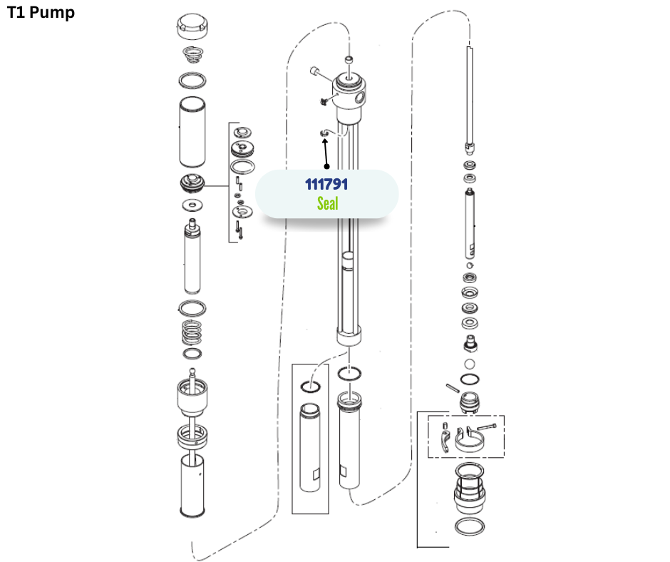 GRACO RADIAL SEAL;T1(111791)