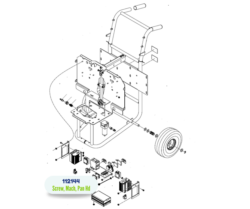 GRACO PAN HD MACH SCREW (112144)