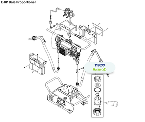GRACO HOSE WASHER INLET SEAL (115099)