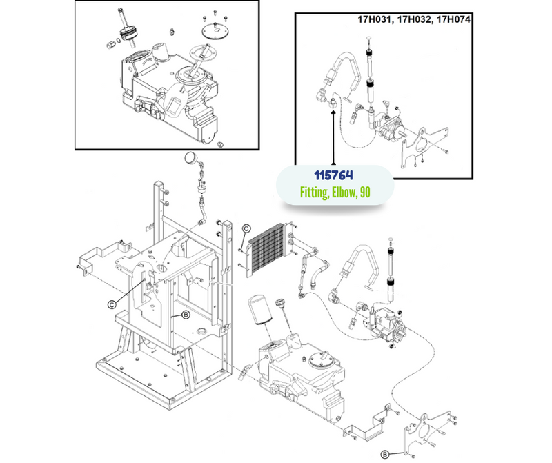 ELBOW 90 DEGREE FITTING (115764)