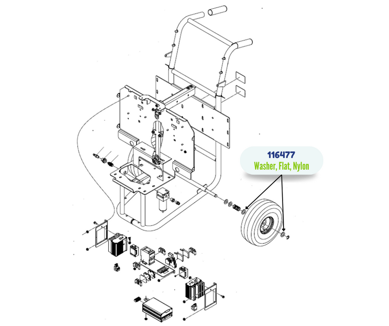 NYLON FLAT WASHER (116477)