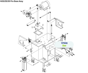 GRACO 90 FLARELESS TUBE ELBOW FITTING (117532)