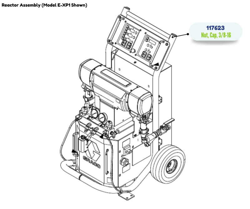3/816 CAP NUT (117623)