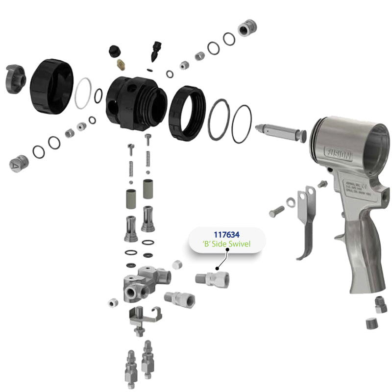 SWIVEL,UNION, NO #6 JIC (117634)