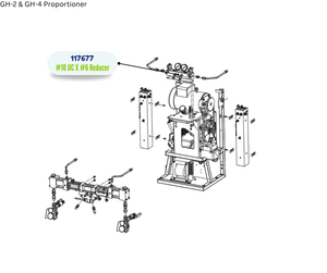 GRACO REDUCER #6 X #10 (JIC) FITTING (117677)