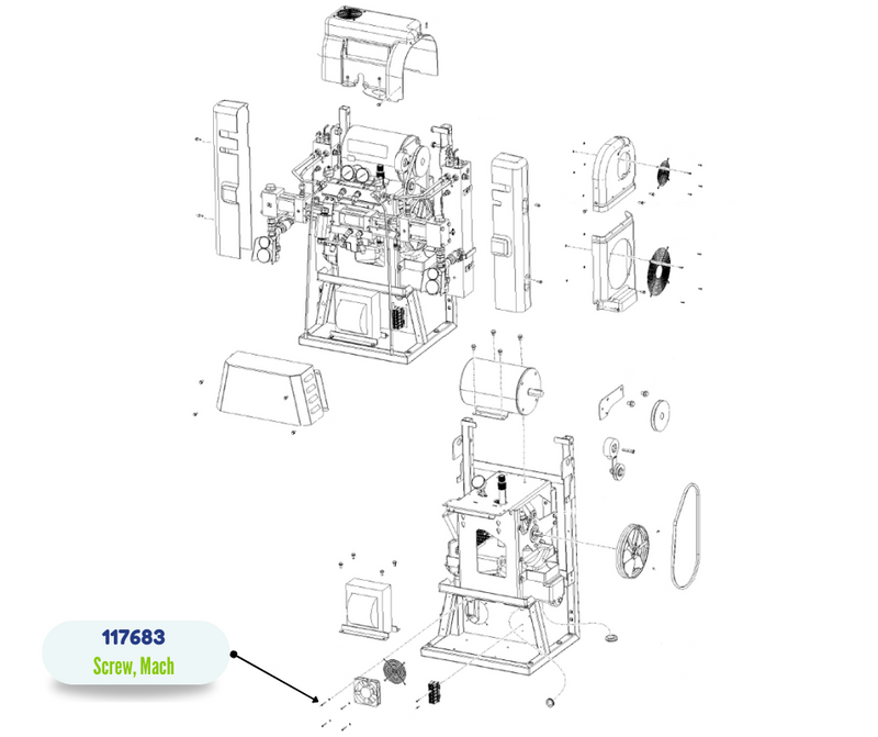 PHIL PAN HD MACH SCREW (117683)