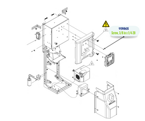 GRACO FLANGED HEX HD SCREW (119865)