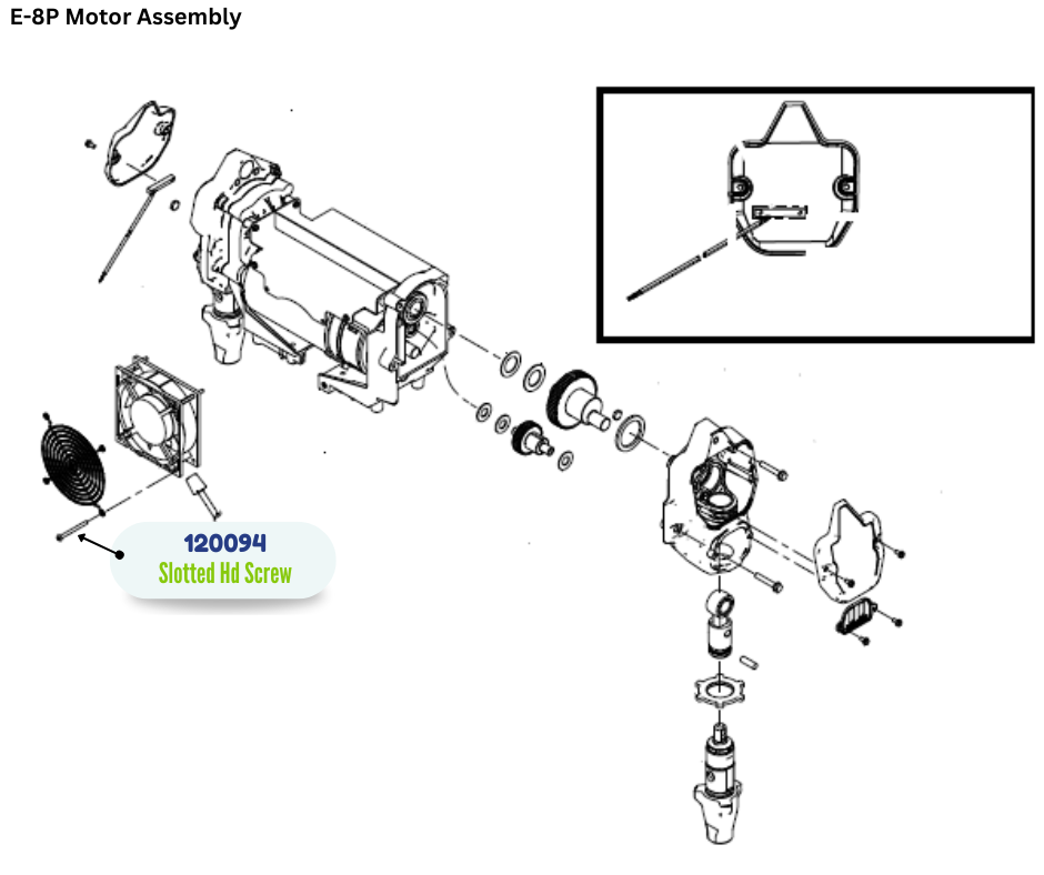 GRACO ZINC PHIL PAN HD SCREW (120094)