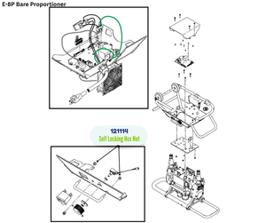 GRACO SELF LOCKING HEX NUT (121114)