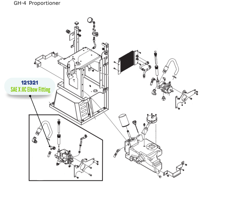 9/16SAE X 1/2JIC MA ELB FITTING (121321)