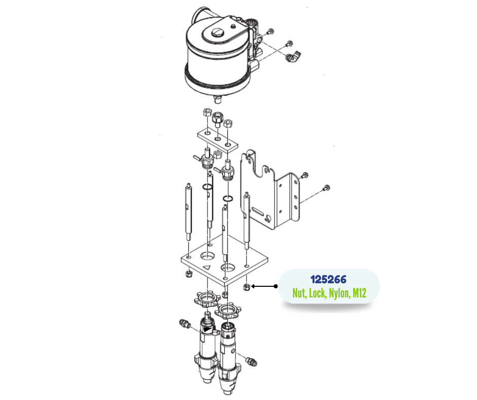 M12 NYLON LOCK NUT (125266)
