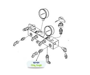 JIC6 X SAEORB STRAIGHT FITTING (127131)