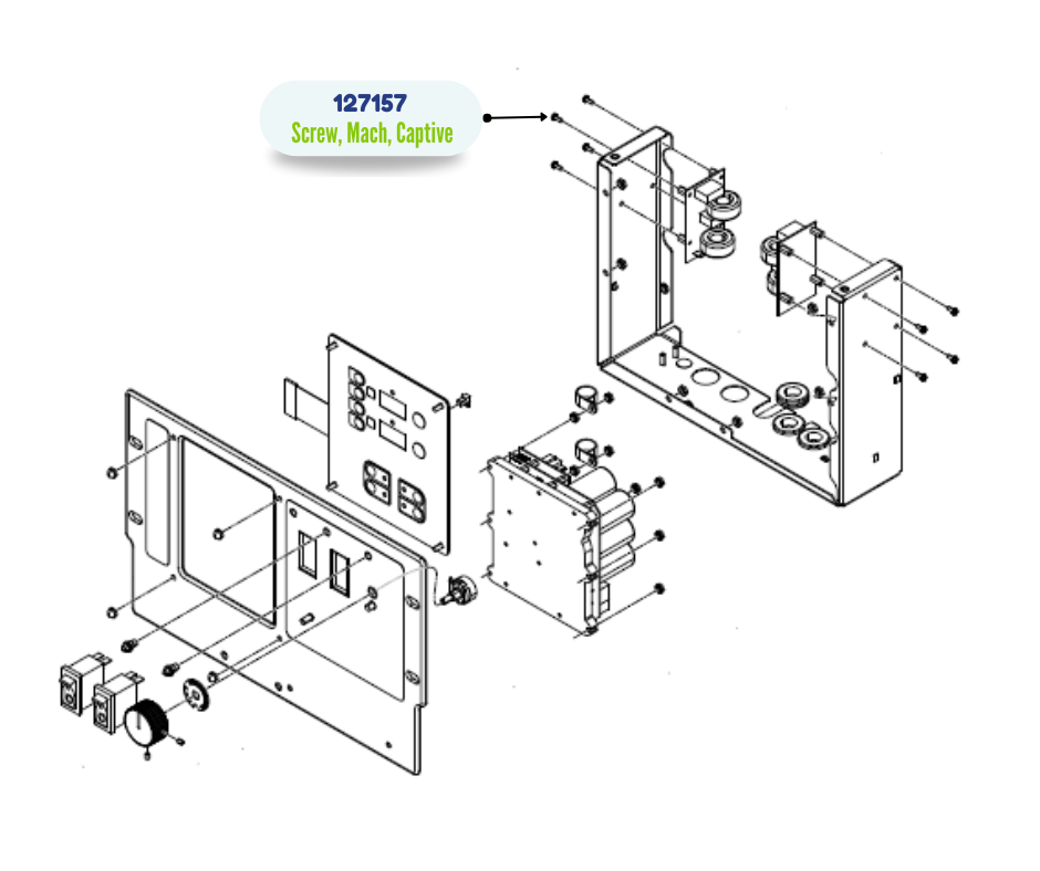 CAPTIVE MACH SCREW (127157)