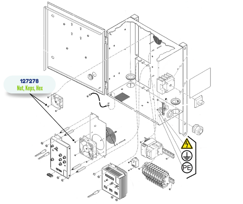 HEX KEPS NUT (127278)