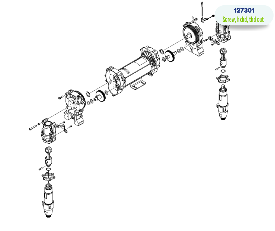 GRACO HEX HD THD CUT SCREW (127301)