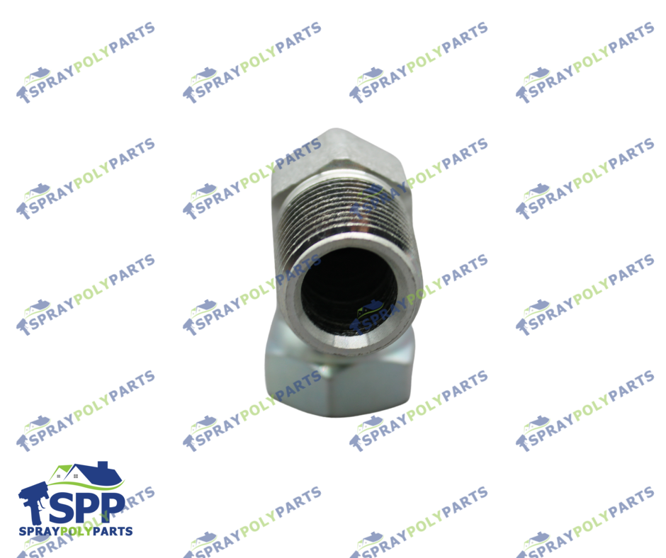 FITTING, SWIVEL, UNION 90 DEG, 1/2 NPT X 1/2 NPSM  (155470)