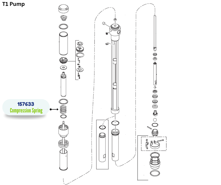 GRACO COMPRESSION SPRING;T1(157633)