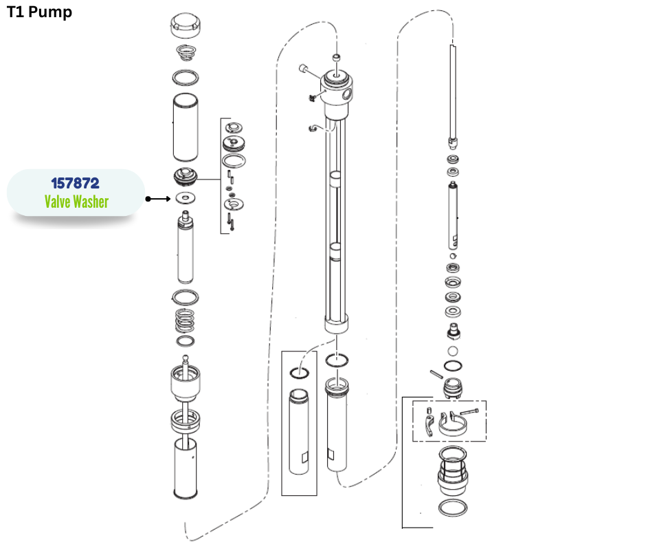 GRACO VALVE WASHER;T1(157872)
