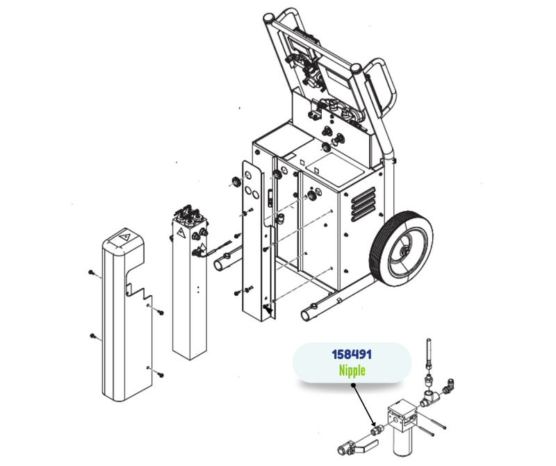 1/2 in x 1/2 in Hose Fitting (158491)
