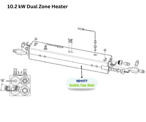 HORIZONTAL HEATER FOAM INSULATOR (15M177)