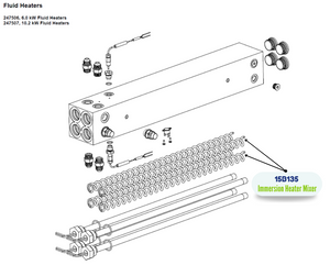 IMMERSION HEATER MIXER (15B135)