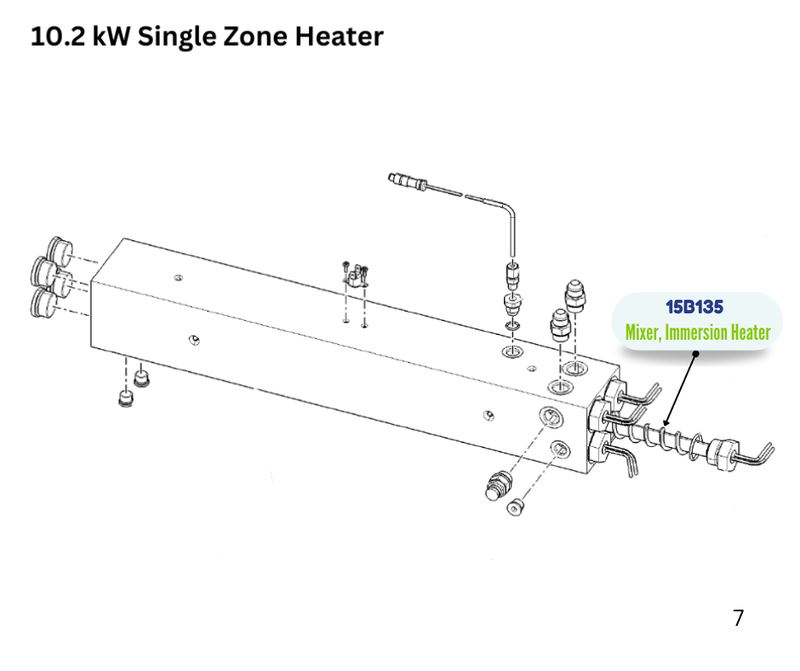 IMMERSION HEATER MIXER (15B135)