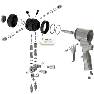 Lock Ring for Graco Fusion Air Purge (AP) Spray Gun (15B215)