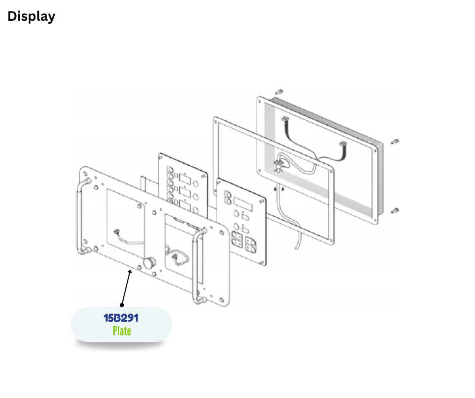 MACH DISPLAY PLATE (15B291)
