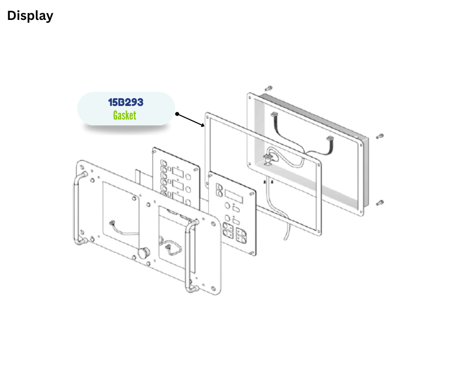 MACH DISPLAY COVER GASKET (15B293)
