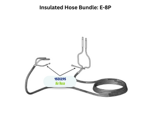 GRACO REACTOR HEATED HOSE, AIR, 50FT (15B295)