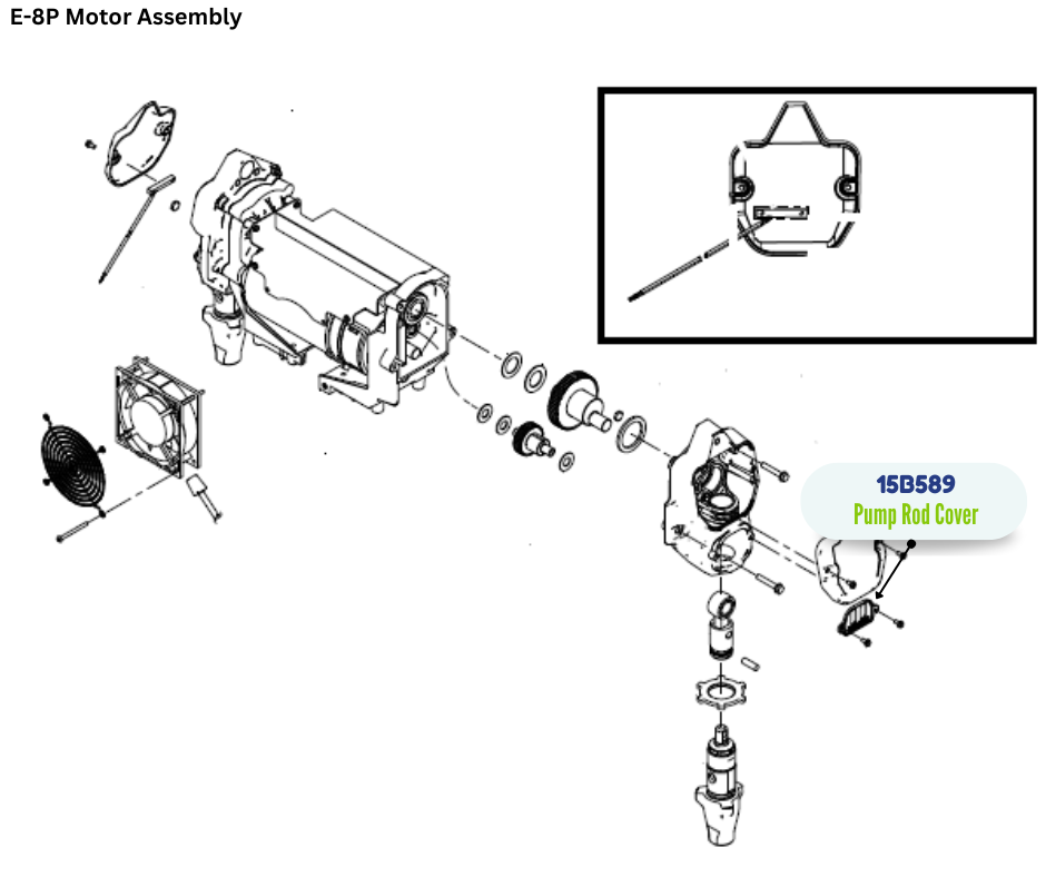 GRACO PUMP ROD COVER (15B589)