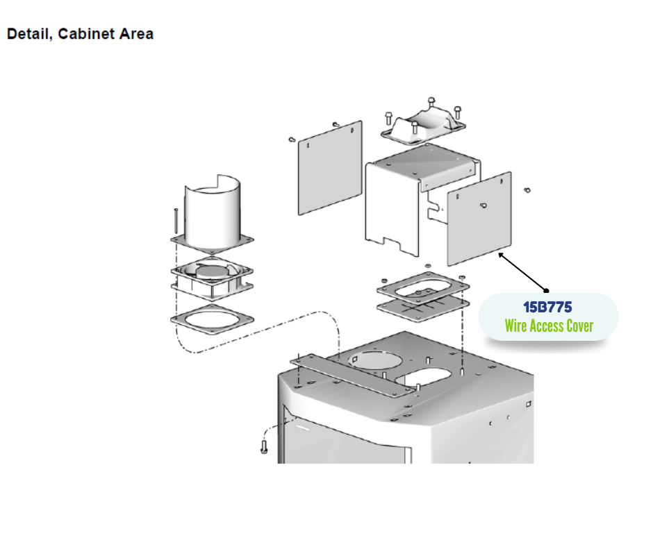 WIRE ACCESS COVER (15B775)