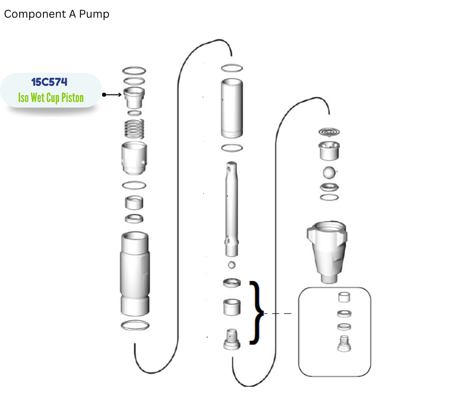 THROAT PUMP PISTON (15C574)