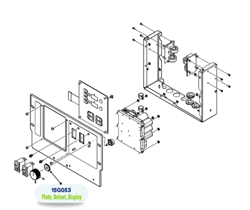 GRACO E10 DISPLAY DETENT PLATE (15G053)