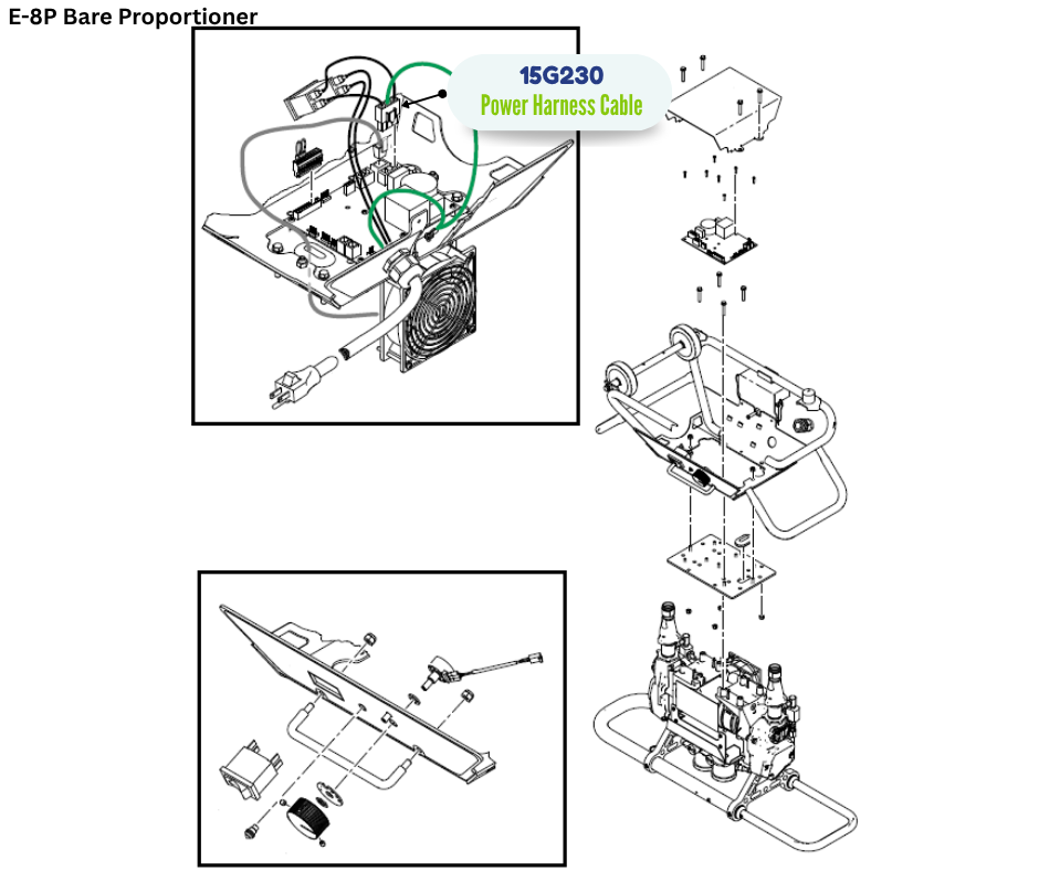 GRACO POWER HARNESS CABLE (15G230)