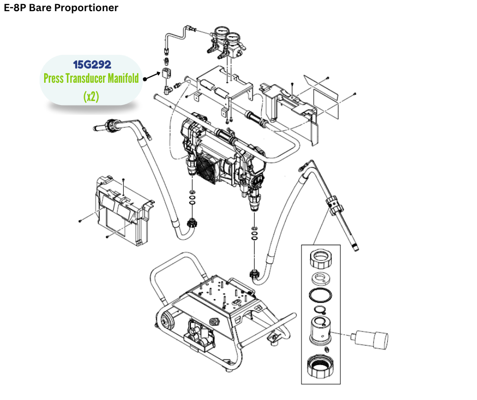 GRACO PRESSURE TRANSDUCER MANIFOLD (15G292)