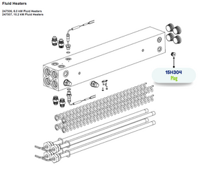 GRACO PLUG 9/16 SAE FITTING (15H304)