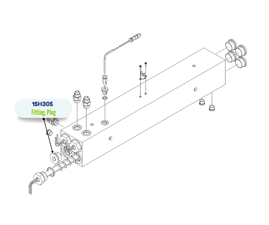 GRACO HOLLOW HEX PLUG FITTING (15H305)