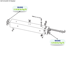 GRACO HOLLOW HEX PLUG FITTING (15H305)