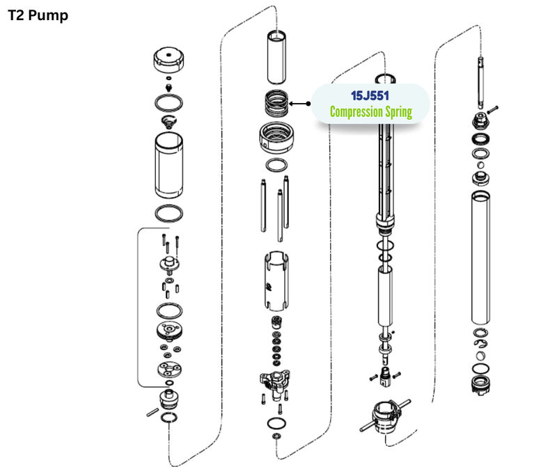 GRACO COMPRESSION SPRING;T2(15J551)