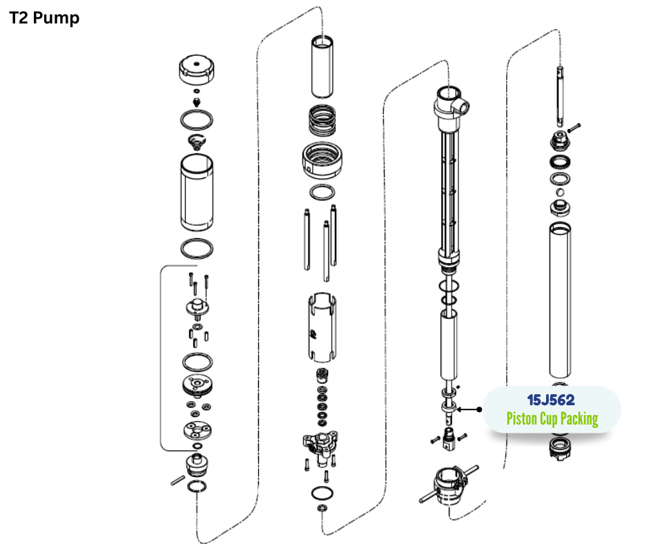 GRACO PISTON CUP PACKING (15J562)