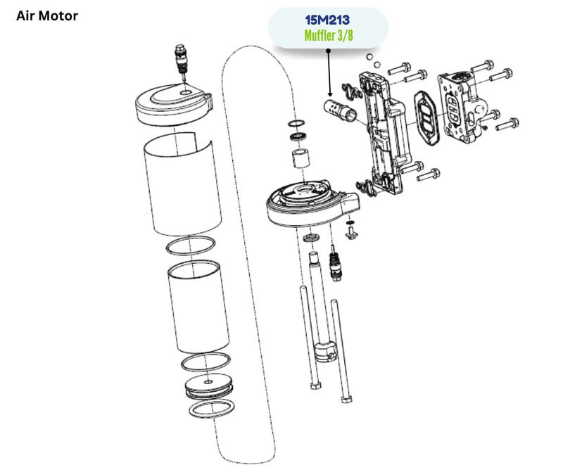 GRACO MUFFLER 3/8 (15M213)
