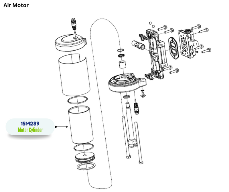 GRACO MOTOR CYLINDER 2.5 (15M289)